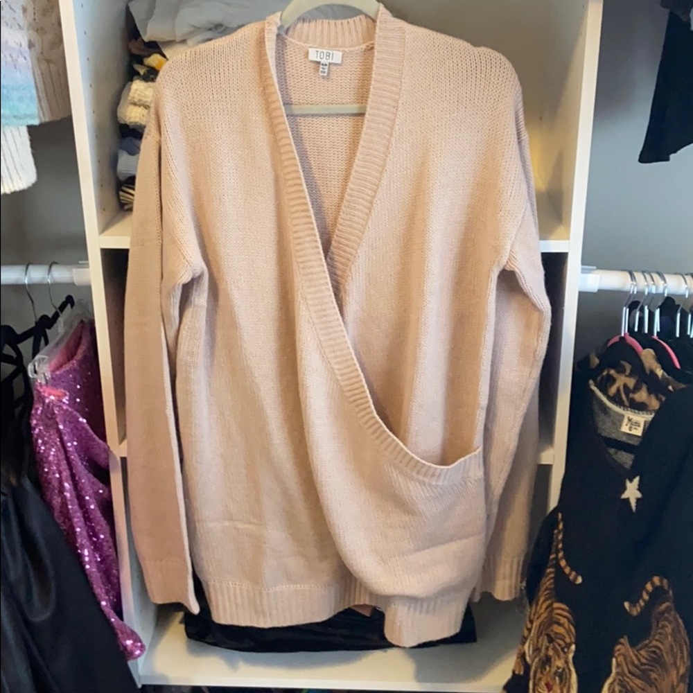 Tobi Tan Sweater dress